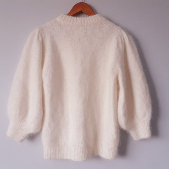 Anine Bing Angora Crewneck Sweater XS - Picture 4 of 9